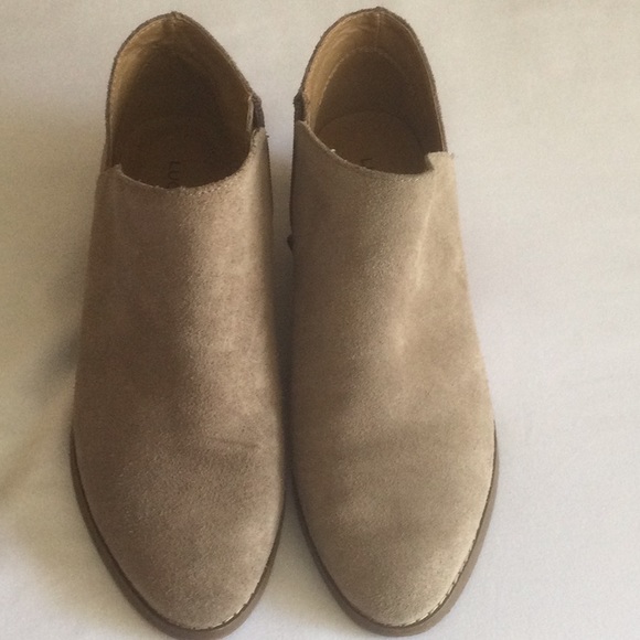 Lucky Brand Shoes - Lucky Brand leather/suede ankle booties